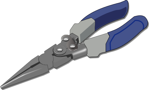 Clip Arts Related To - Long Nose Pliers Clipart (563x340)