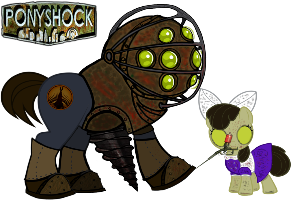 Big Daddy Bioshock 2 Drawing - Big Daddy Bioshock 2 Drawing (1029x777)