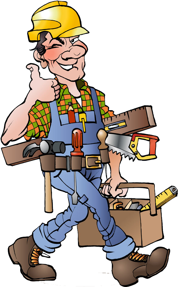 Cartoon Carpenter Drawing Illustration - Cartoon Carpenter (673x1000)