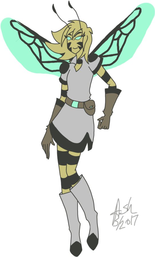 Flight Of The Bumblebee By Redvioletpanda - Fairy (752x1063)