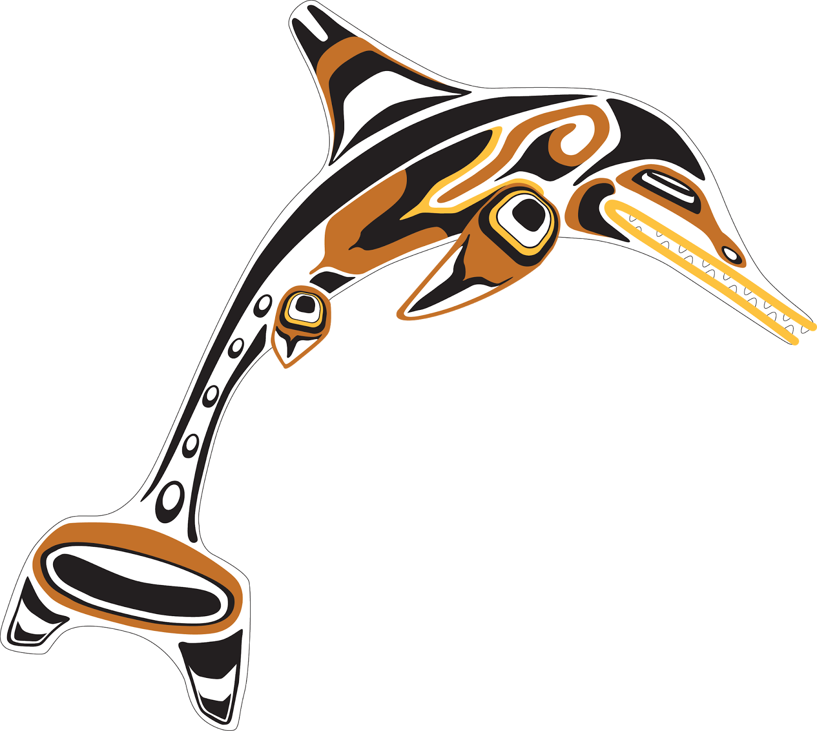 Generalised Ichthyosaur, Based On The Haida Orca - Generalised Ichthyosaur, Based On The Haida Orca (1600x1432)