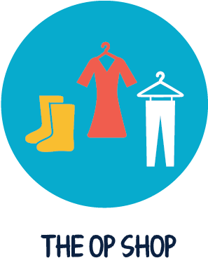 We'll Have Live Music, Entertainment And All Our Usual - Clip Art Op Shop (413x413)