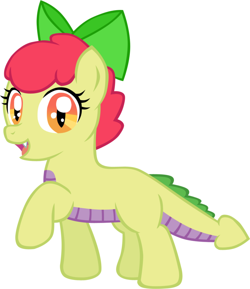 Apple Spice Smile By Ludiculouspegasus - Cartoon (831x961)