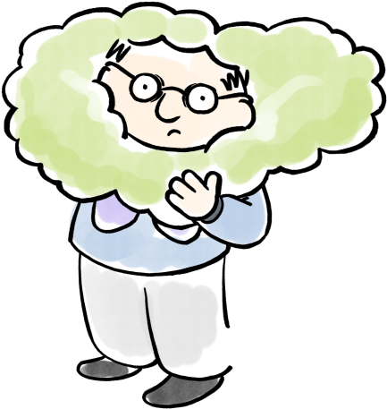 Limit Exposure To Harmful Air Pollutants - Cartoon (495x640)