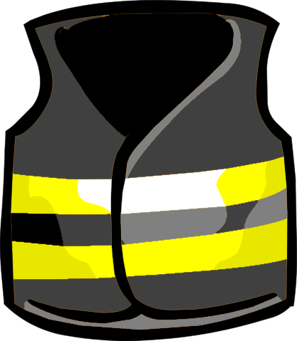 Grey Safety Vest - Grey Safety Vest (417x479)