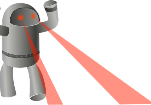 Lazer Clipart Transparent - Custom Evil Robot Mugs (640x480)