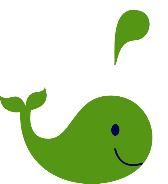 Green Whale Clip Art At Bclipart Com Vector Clip Art - Whale (540x594)