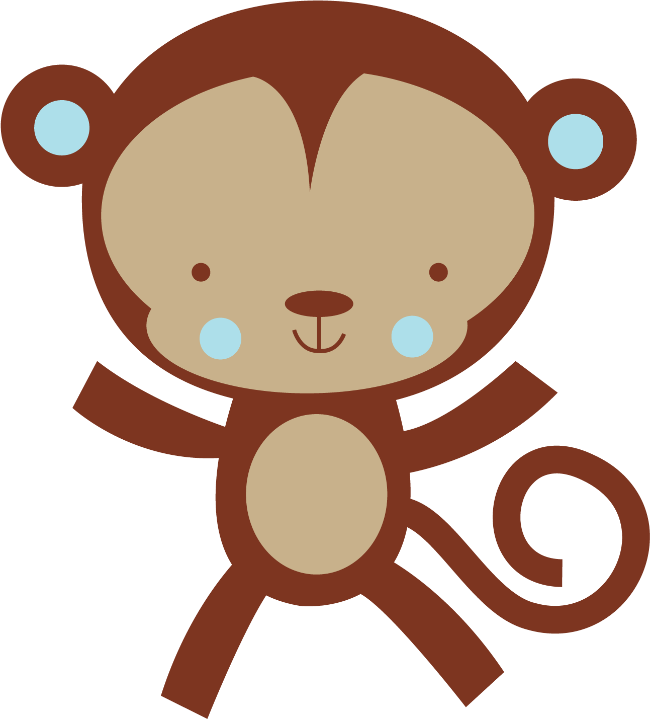 Monkey Business, Baby Pictures, Monkeys, Baby Room, - Beiwanda Wall Sticker Baby Animals Set 2 (11 Pieces) (1500x1500)