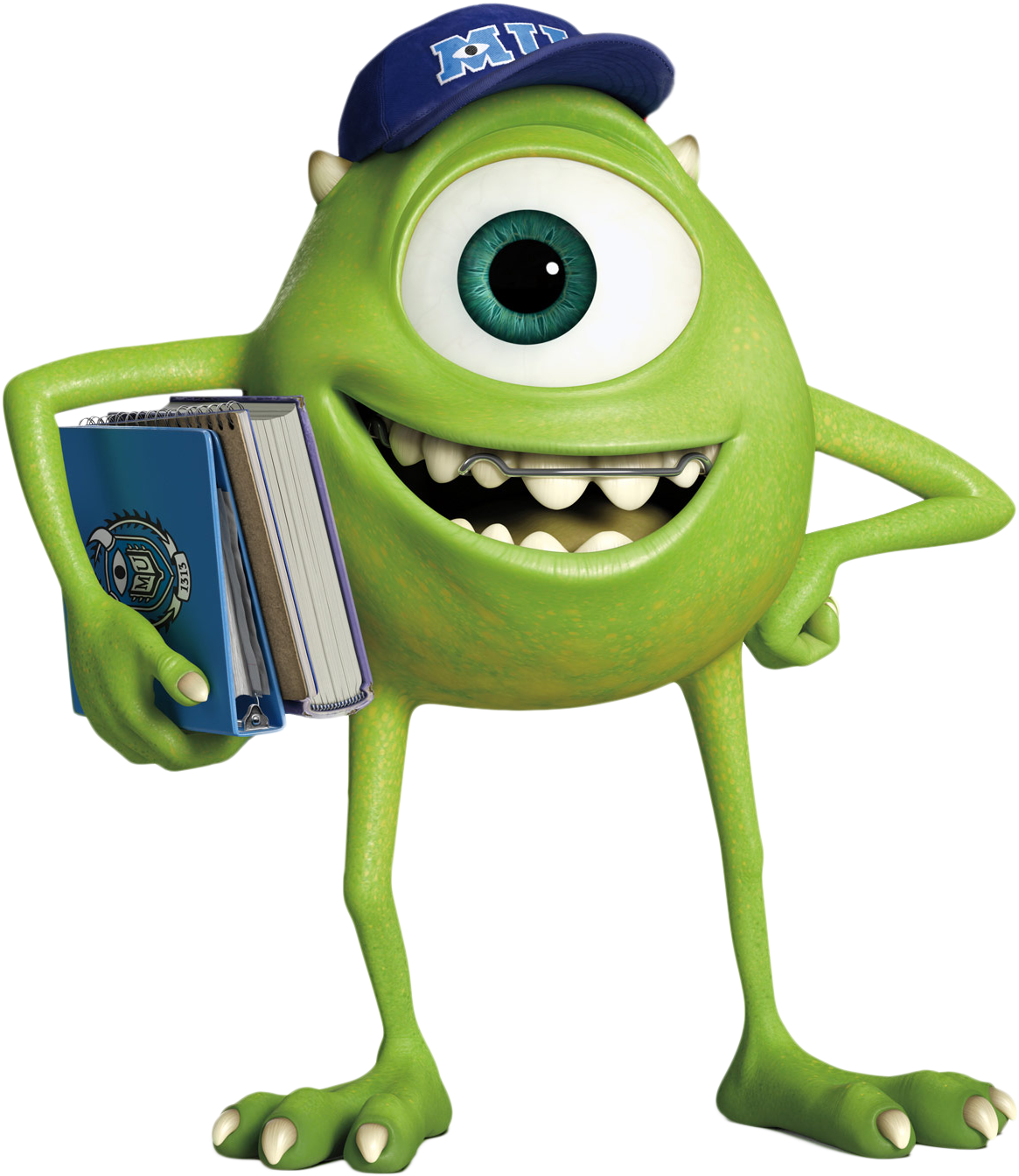 Cartoon Png Monsters Image - Mike Wazowski Png (1262x1441)
