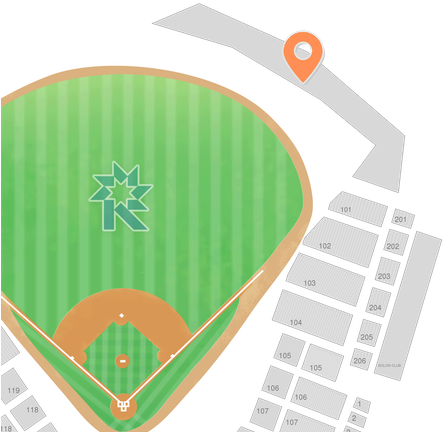 Section Lawn Seating - Section 104 Raley Field (500x500)