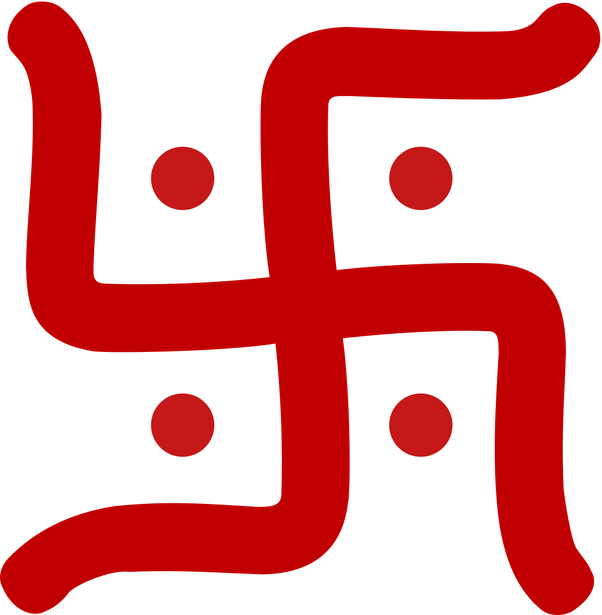 What Is The Difference Between The Indian Swastika - Hinduism Swastika (602x615)