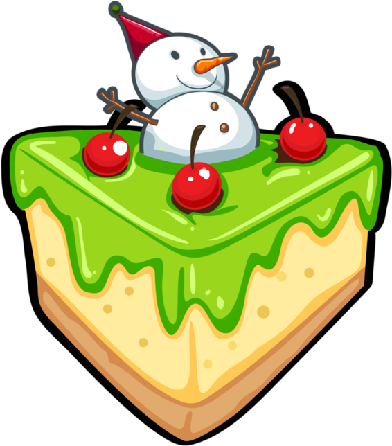 Recipe Creamclip Art Dessertsimages - Christmas Sweet Illustrations (600x665)