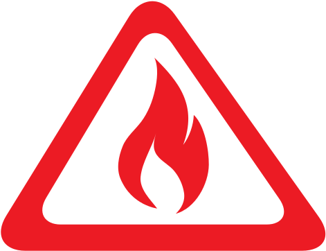 Flammable Sign - Lpg Gas Tank Warning Sign (550x550)