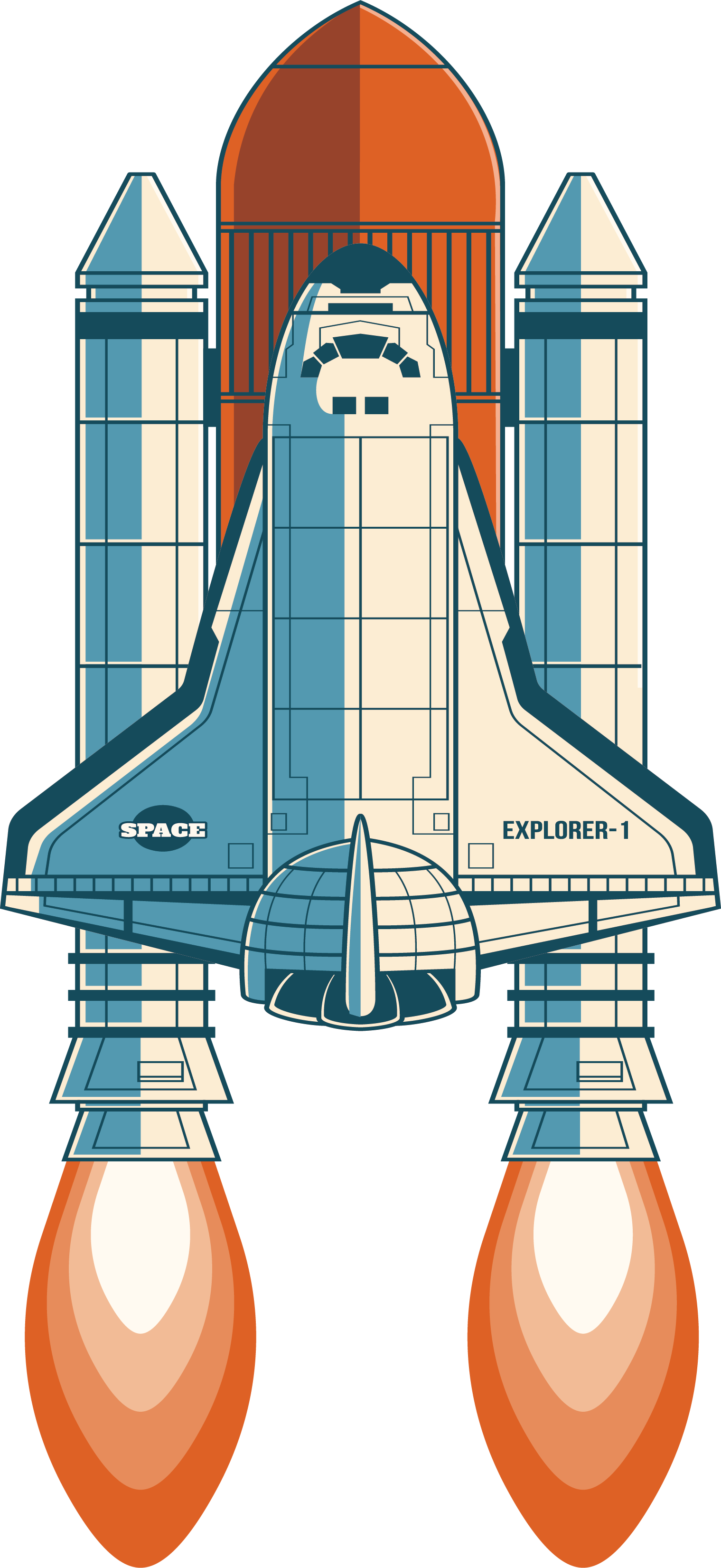 A Rocket Blasted Off - A Rocket Blasted Off (1519x3301)