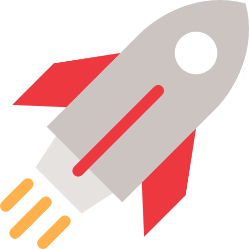 Rocket-launch - Rocket Ship Icon Png (512x512)