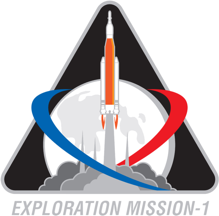 Official Mission Patch For The Upcoming Em-1, The Space - Nasa Em 1 Patch (800x800)