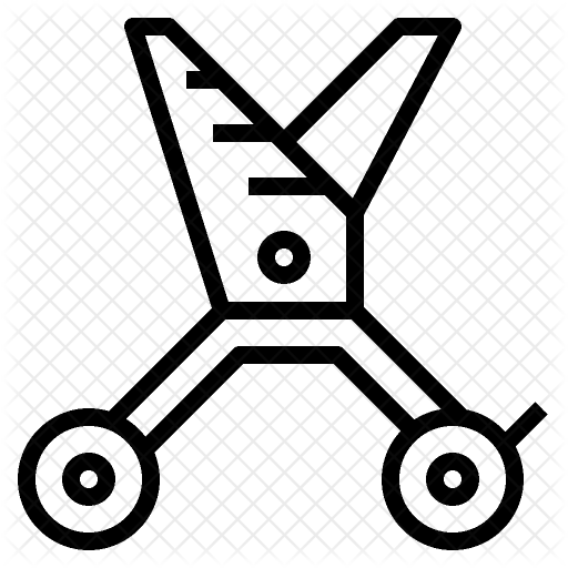 Scissors Icon - Drawing (512x512)