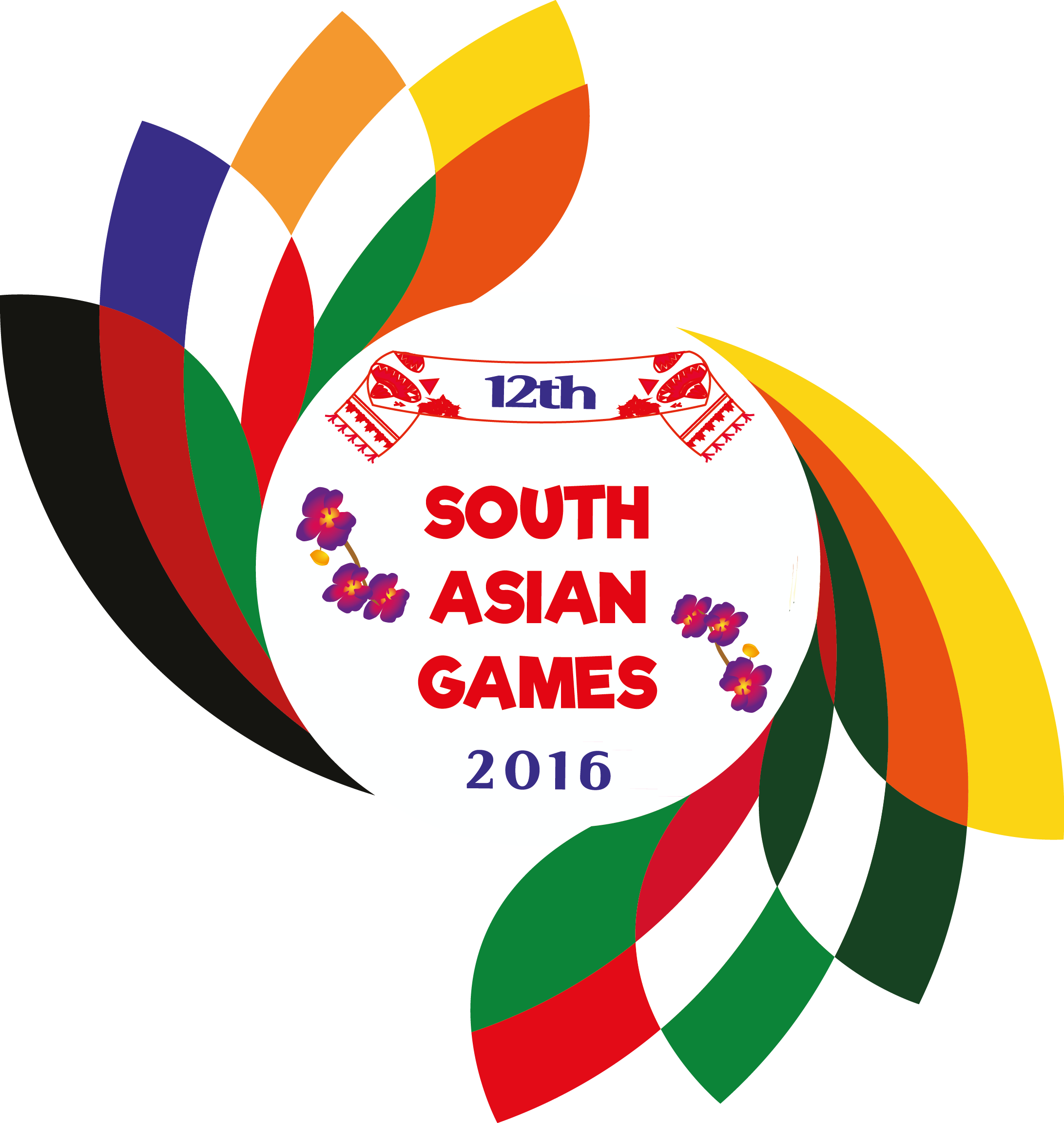 India's Clean Sweep At Sa Games - South Asian Games 2016 Logo (2183x2305)