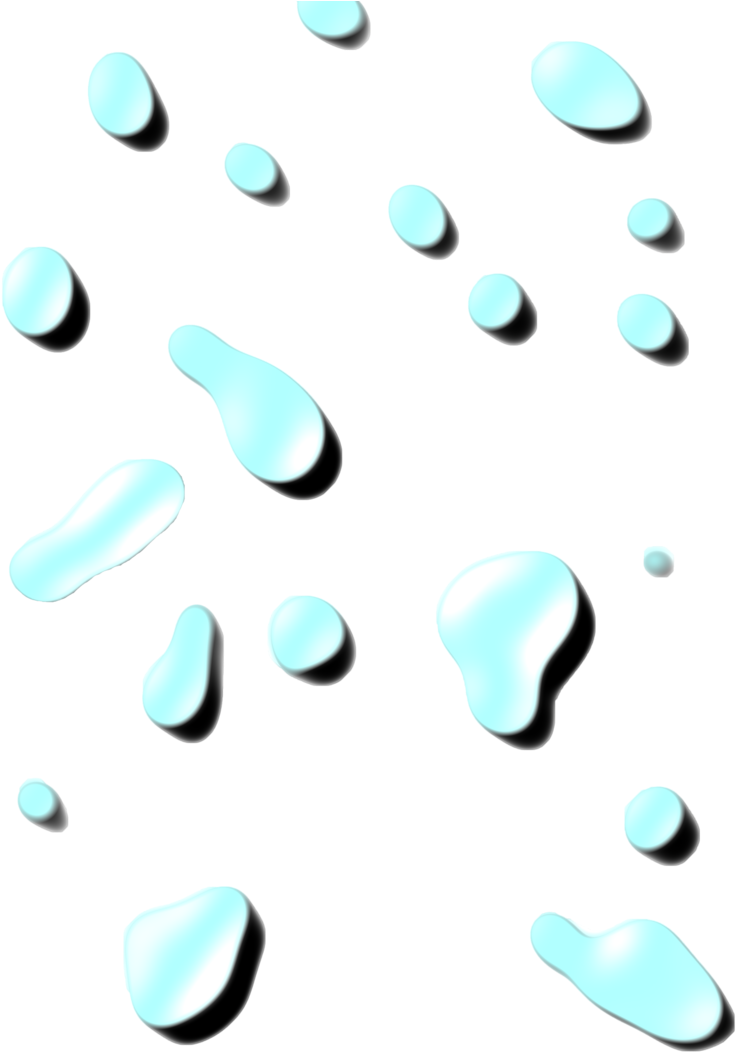 Water Drops Png Stock- Full Color Cast Shadows By Annamae22 - Drawing (756x1056)