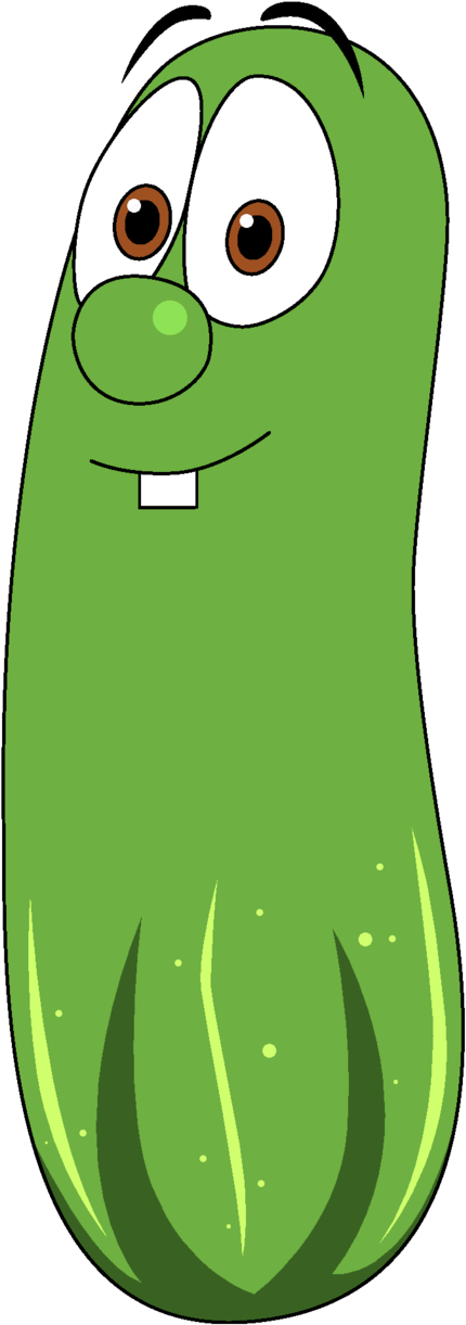 Larry The Cucumber Dress Up Base 1 By Magic Kristina - Larry The Cucumber Cartoon (611x1307)