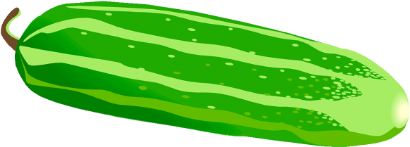 Cucumber Clipart - Cucumber Clipart (600x338)