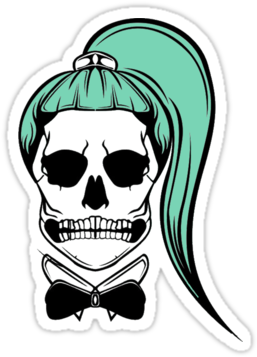 Lady Gaga Skull - Born This Way Skull (375x360)