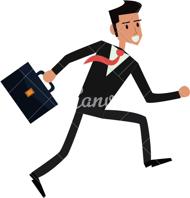 Isolated Businessman Icon Illustration - Hombre Con Maleta Dibujo (800x800)