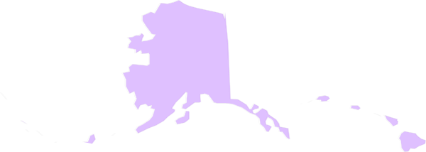 Alaska Hawaii 2 Clip Art At Clker - Crafter's Workshop Template 12 Inchx12 Inch-u.s. Map (600x214)