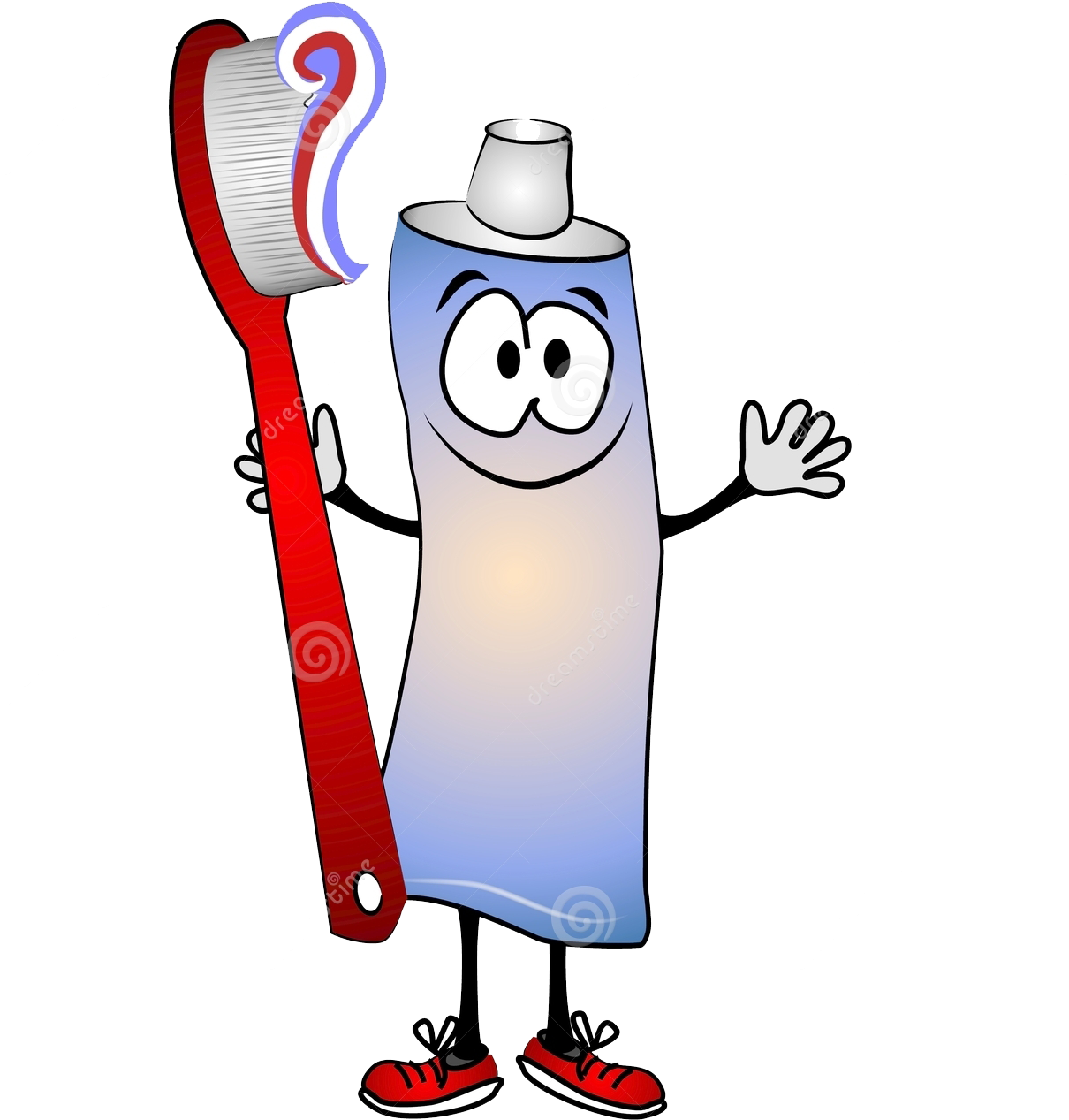 Toothbrush Toothpaste Mouthwash Dentistry - Toothbrush And Toothpaste Cartoon (1300x1390)