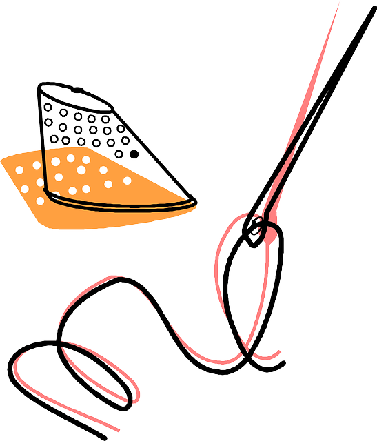 Cartoon, Knitting, Free, Thread, Needle, Needles - Needle And Thread Animated Gif (547x640)