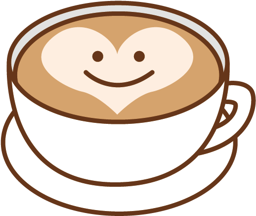 Coffee Latte Espresso Barley Tea Cafe - Cup Of Coffee Latte Cartoon (624x625)