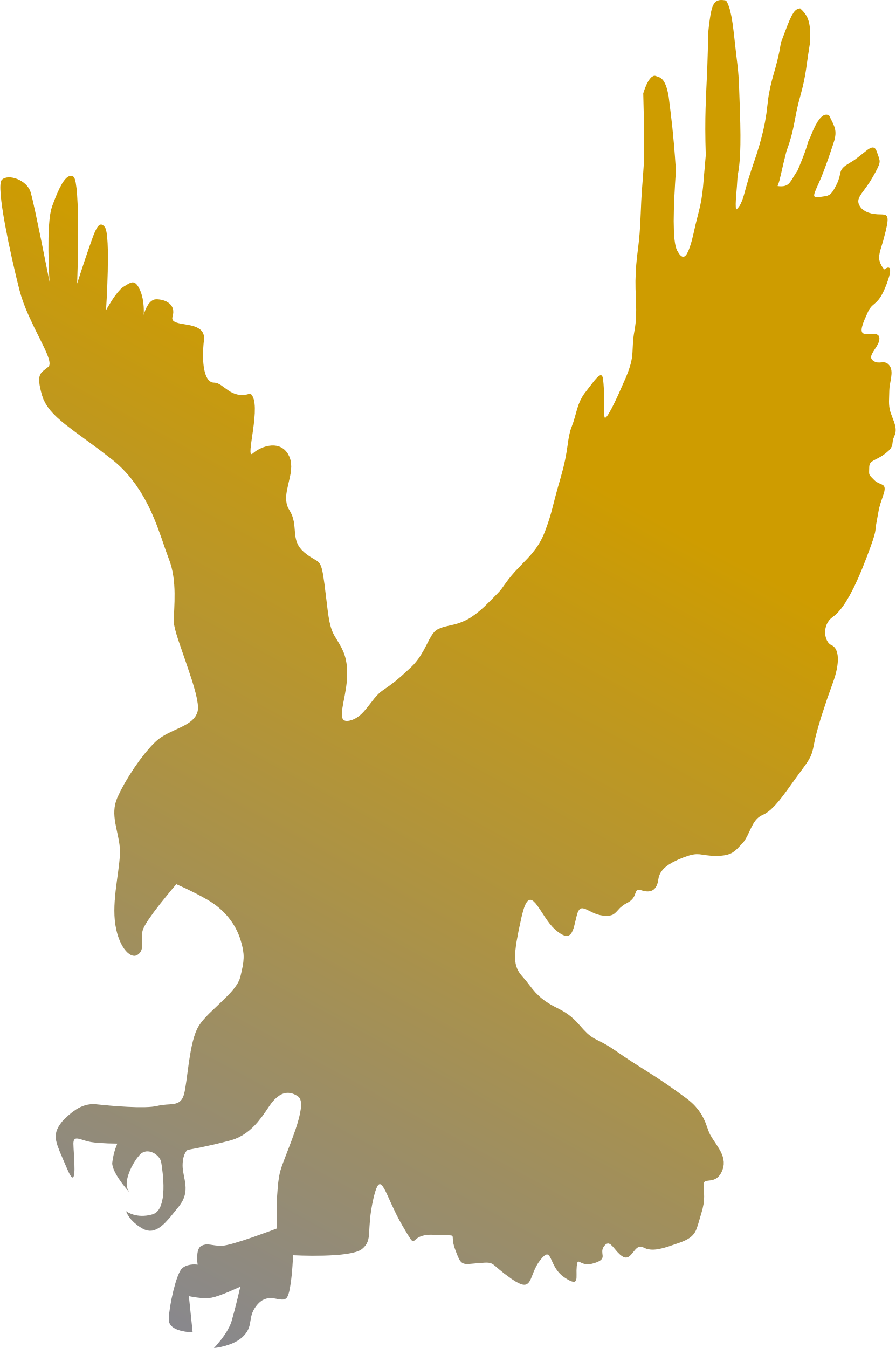 Golden Eagle Clipart Free Eagle - Eagle Clip Art (1662x2500)