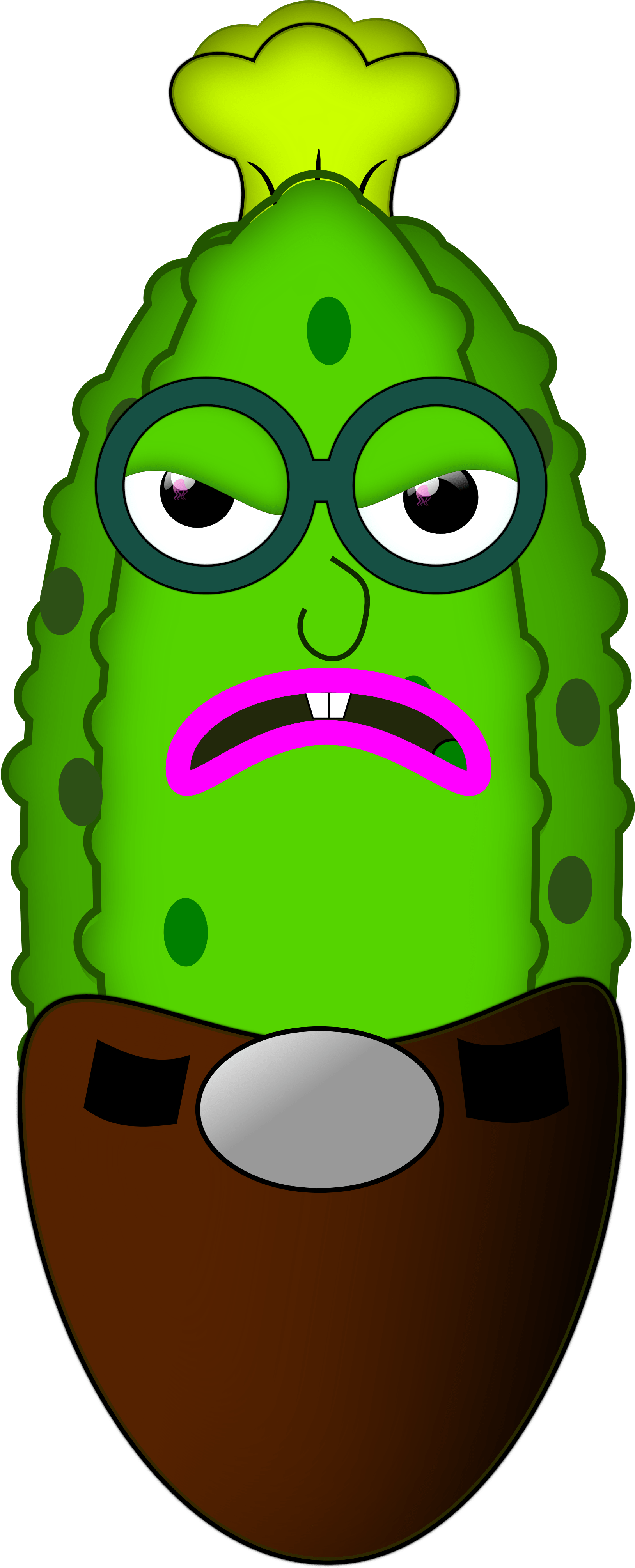 Kevin The Sea Cucumber By Tigresuave11 - Cartoon (1845x4152)