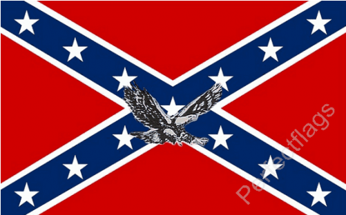 Eagle Confederate Flag - Dont Tread On Me Confederate Flag (500x500)