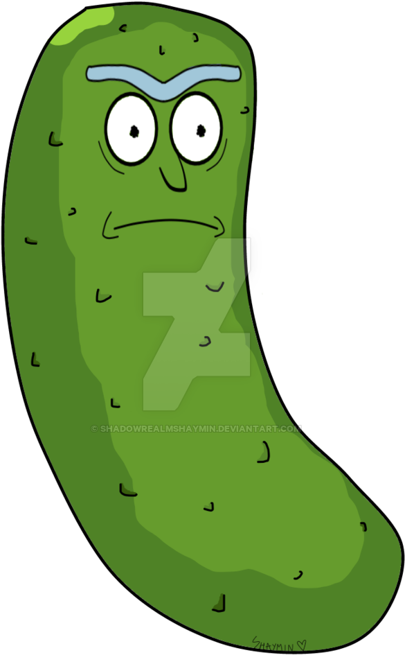 Pickle Rick Pickled Cucumber Clip Art - Pickle Rick Pickled Cucumber Clip Art (900x1080)