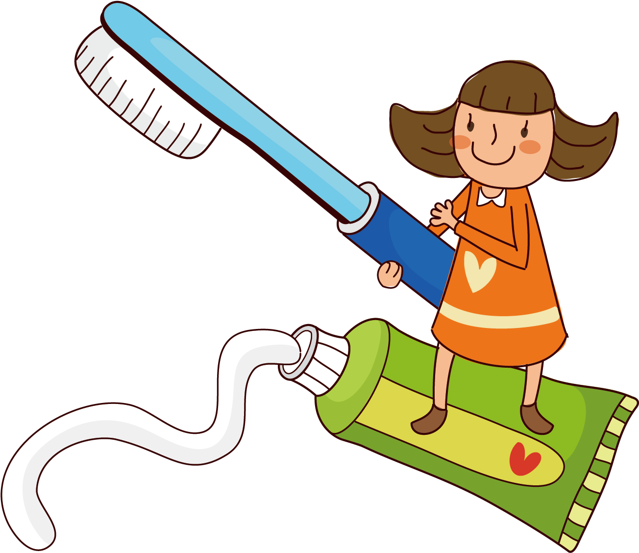 Toothbrush Tooth Brushing Toothpaste Illustration - Toothbrush Tooth Brushing Toothpaste Illustration (1500x1500)