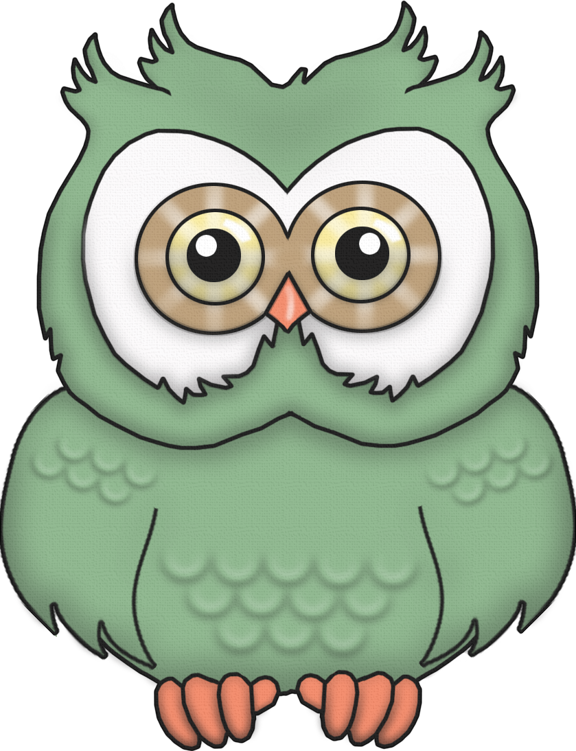 Clip Art - Cartoon-brown-eule Karte (839x1094)