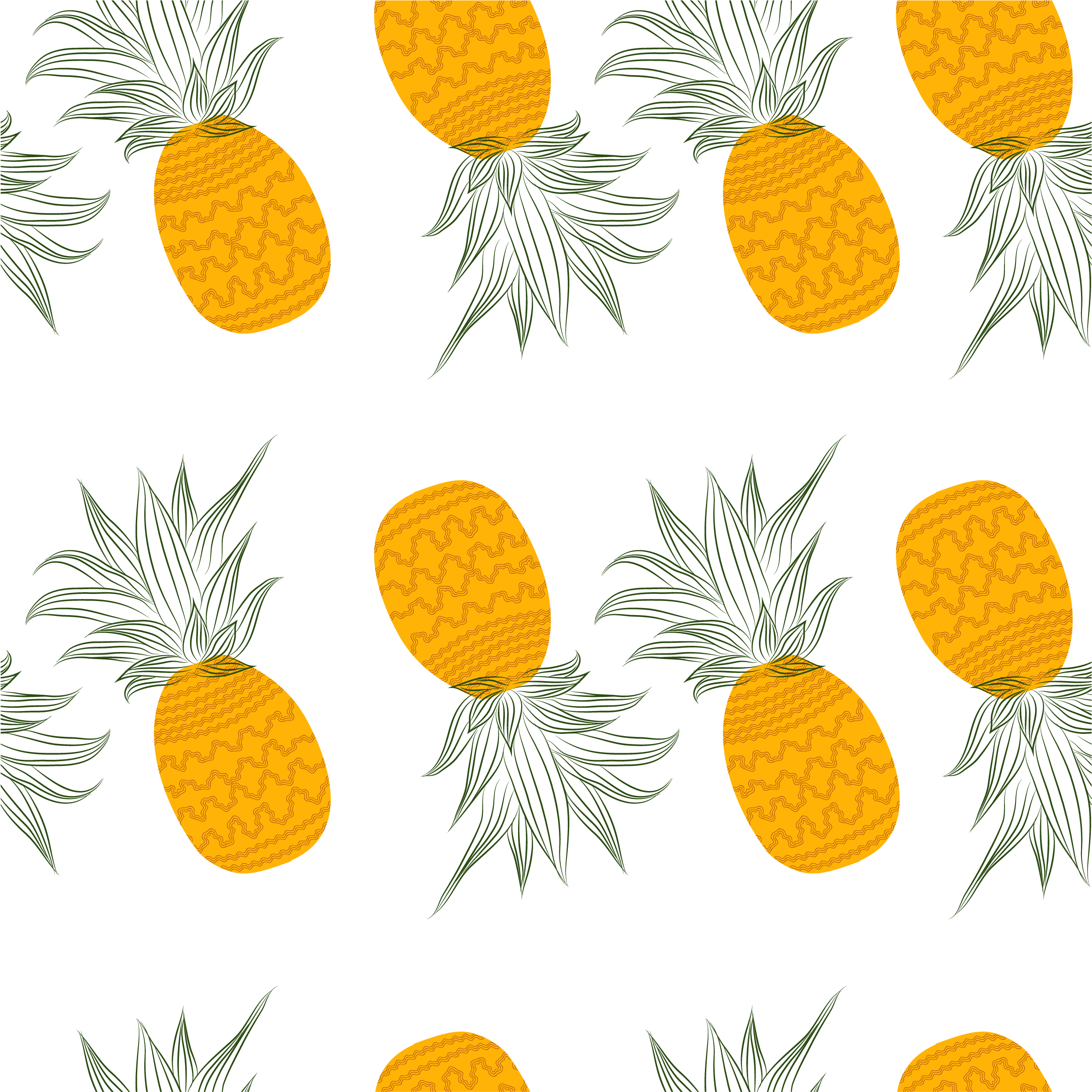 Pineapple Juice Slice Fruit - Pineapple Background Png (2538x2513)