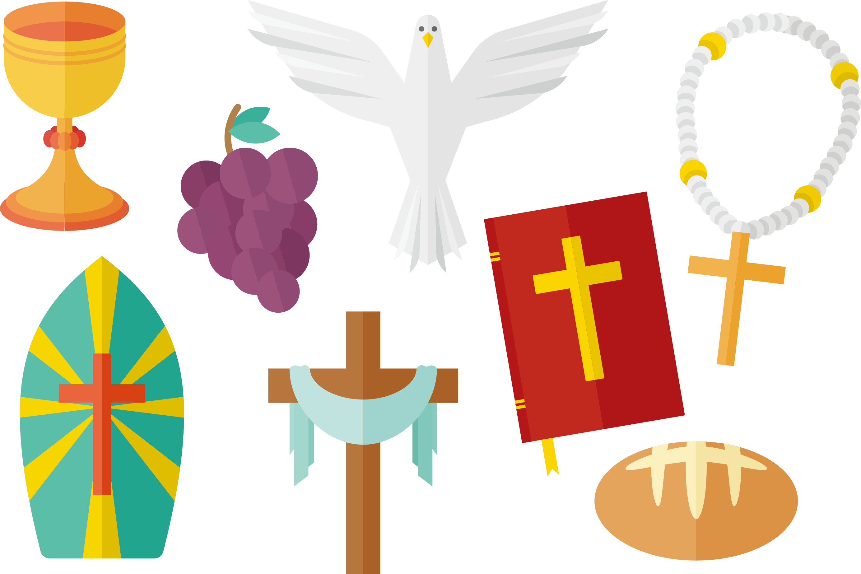 Euclidean Vector Eucharist Icon - Vetor Primeira Eucaristia (2768x1845)