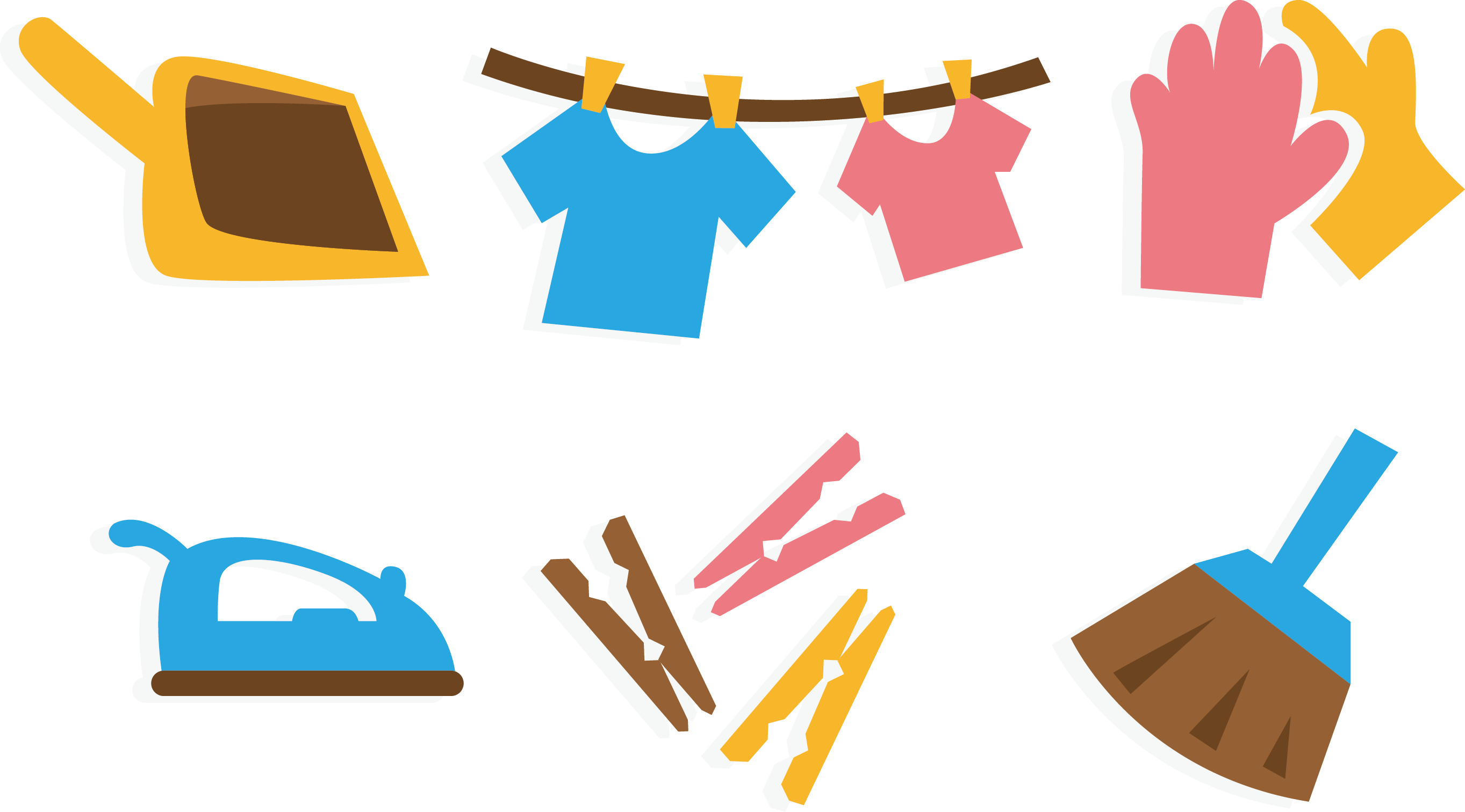 Cleaning Cleaner Housekeeping Icon - House Cleaner Vector Png (2726x1512)