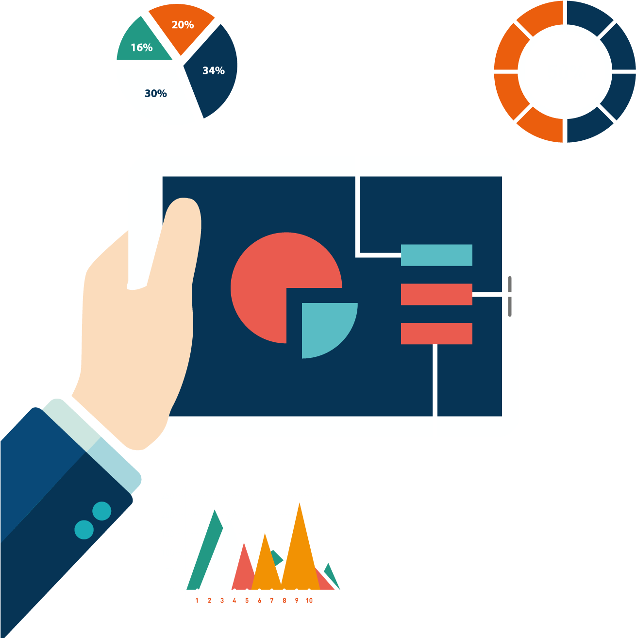 Vector Stock Market Analysis - Icon (1500x1500)