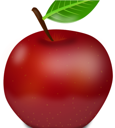 Red Apple - Custom Red Apple Shower Curtain (396x430)