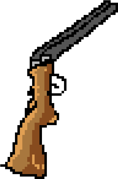 Shotgun Break Neck - Pixel Art (680x750)