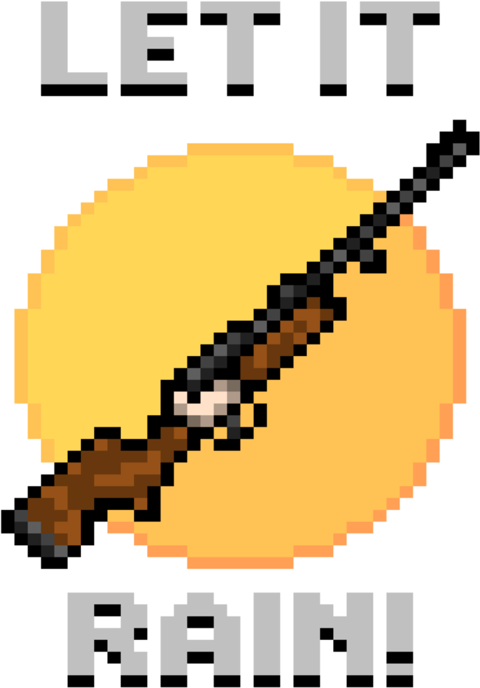 Shotgun Rain By Bytebullet - 8 Bit Gun Grid (774x1032)