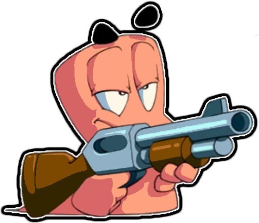 Worms Reloaded - Shotgun - Worms Game Characters (512x512)