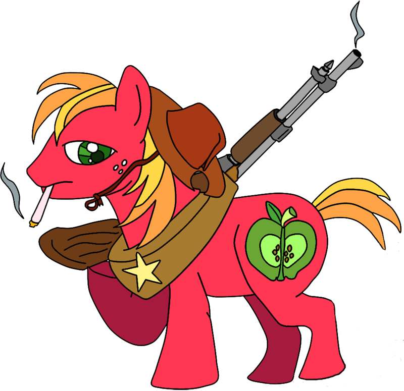 Lycanianspike, Big Macintosh, Cigarette, Cowboy, Earth - Jasper (800x775)