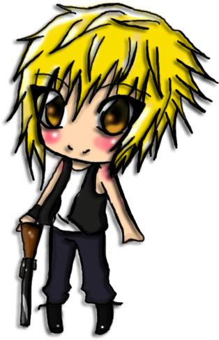 Chibi Shotgun Guy By Masterninja92 - Chibi (370x527)