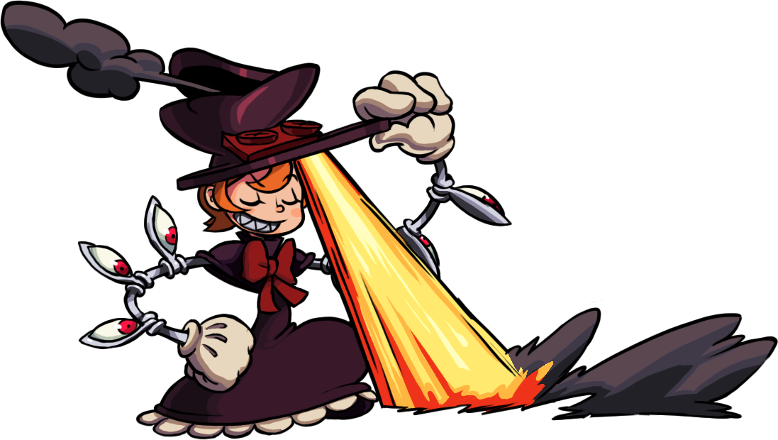 Shotgun - Skullgirls Peacock Argus Agony (1097x620)