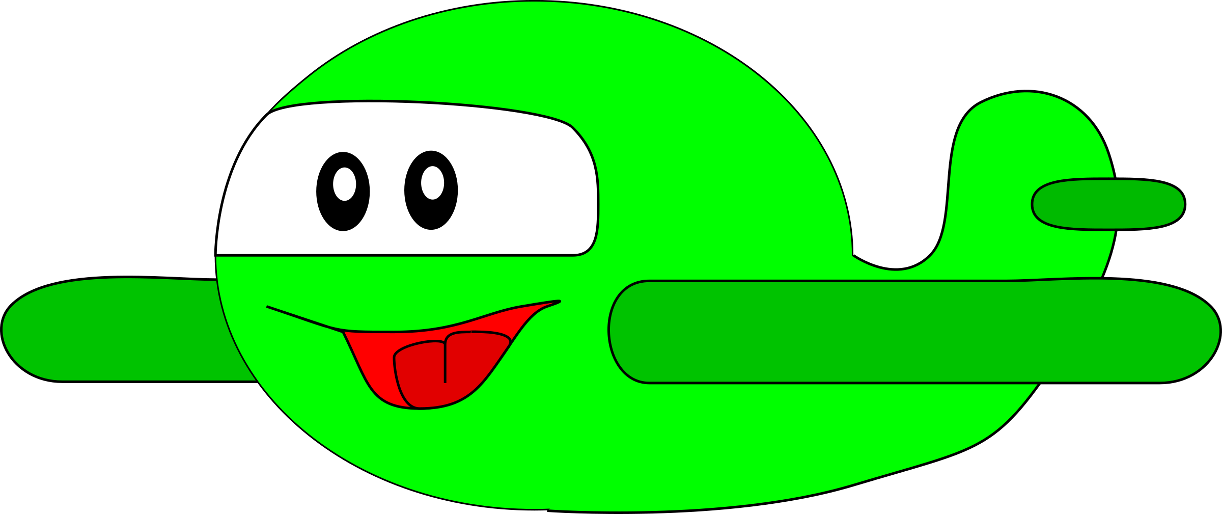 Big Image - Sad Airplane (2400x1009)