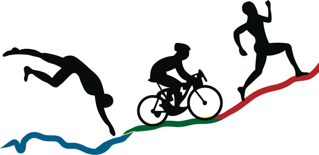 Excellence Is Not An Act, But A Habit - Clip Art Sports Triathlon (1024x499)